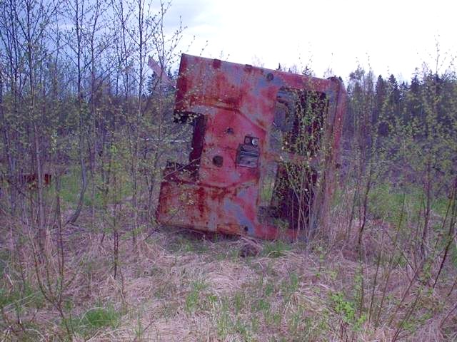 Узкоколейная железная дорога в посёлке Зеленец