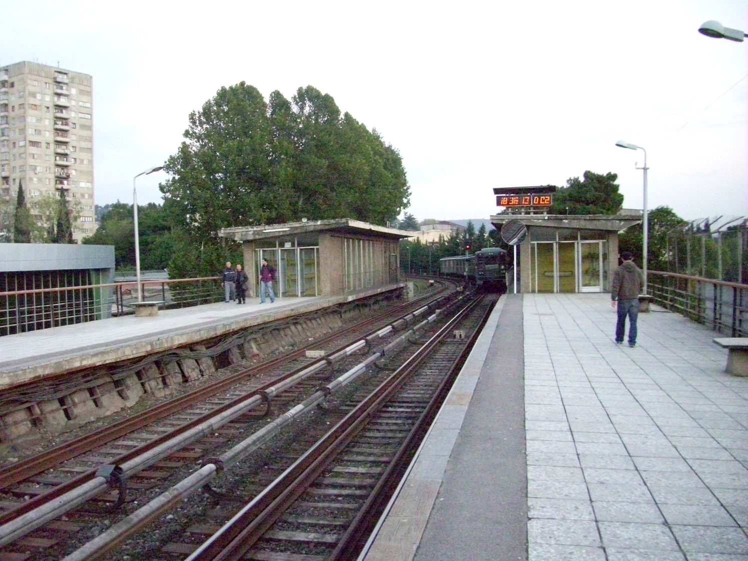 Тбилисский метрополитен  — станция «Электродепо»