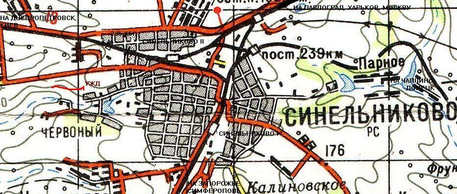 Узкоколейная железная дорога Синельниковского завода стеновых материалов