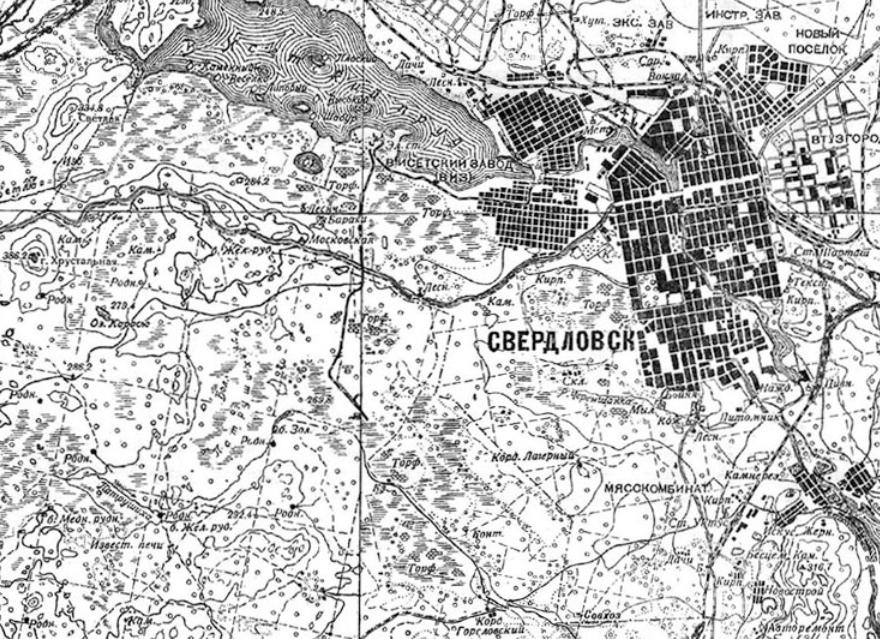 Узкоколейная железная дорога Широкореченского торфопредприятия  — схемы и топографические карты