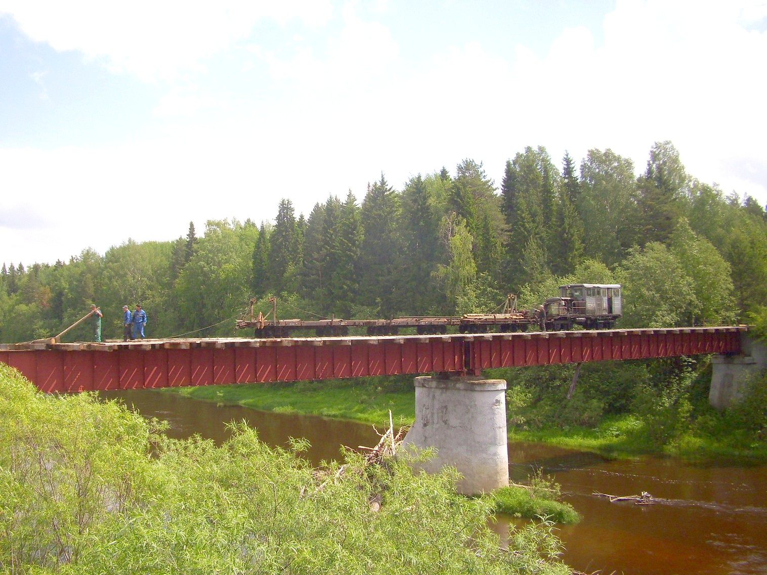 Узкоколейная железная дорога Каринского транспортного управления — фотографии, сделанные в 2012 году (часть 19)