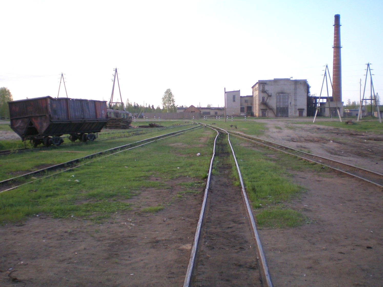 Узкоколейная железная дорога Дымного торфопредприятия   —  фотографии, сделанные в 2008 году (часть 1)