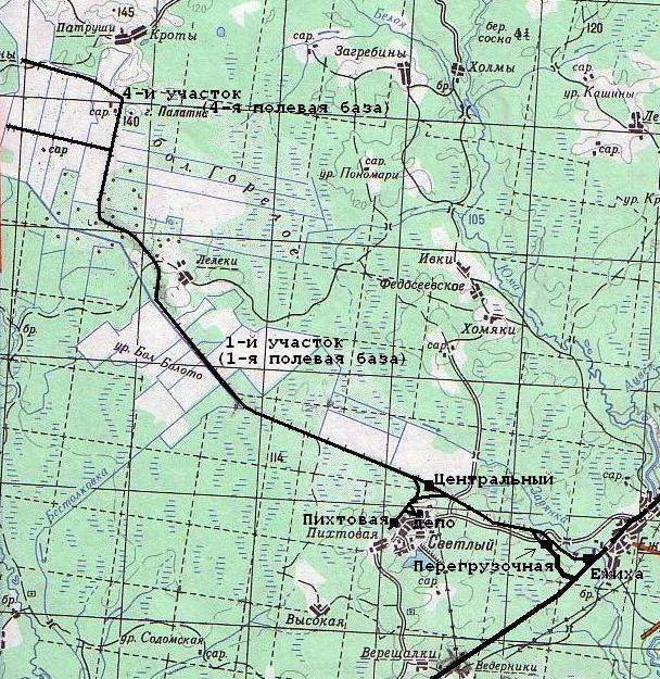 Узкоколейная железная дорога Отворского торфопредприятия