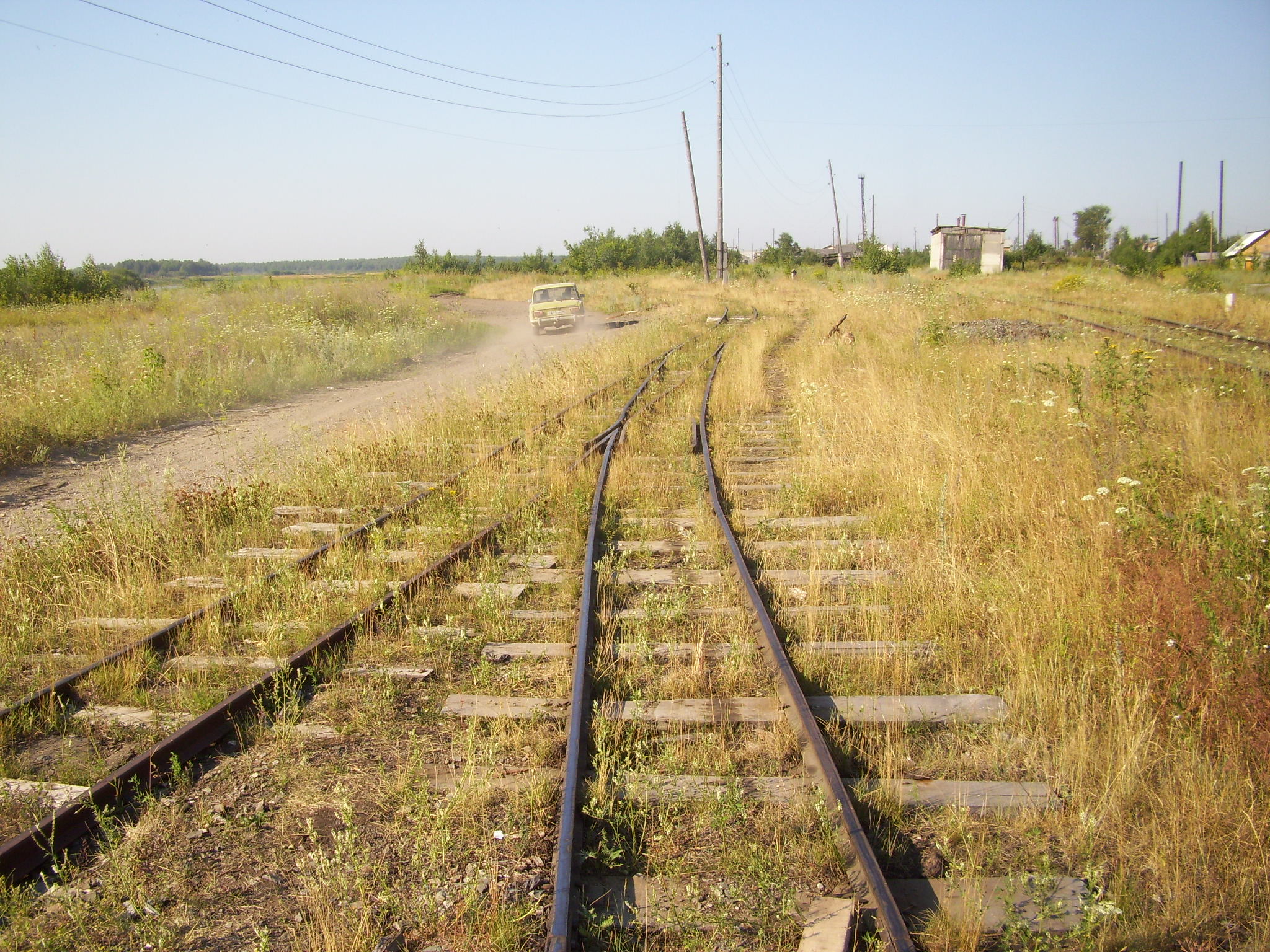 Узкоколейная железная дорога Учреждения АБ239/1 (посёлок Сосьва) — фотографии, сделанные в 2010 году (часть 2)