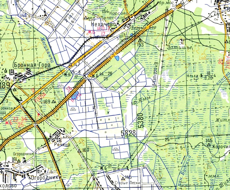 «Старая» узкоколейная железная дорога Берёзовского торфопредприятия