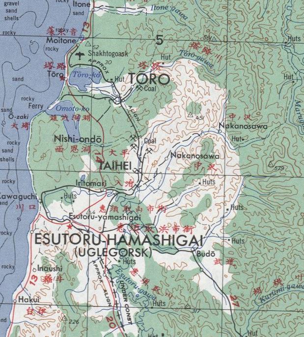 Узкоколейная железная дорога Шахтёрского погрузочно-транспортного управления - топографические карты
