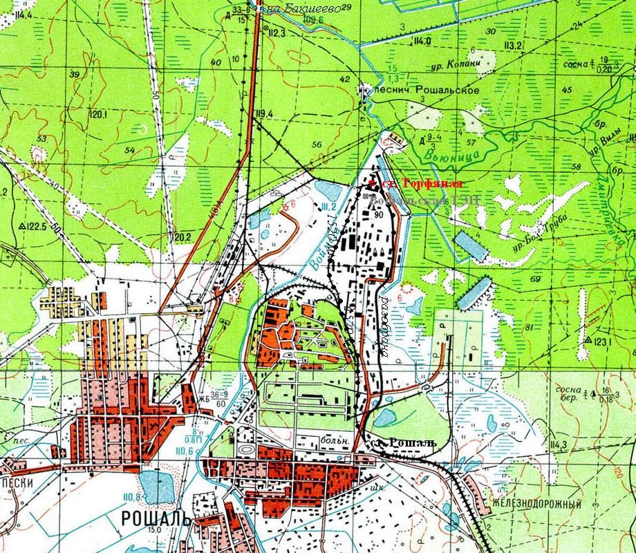 Узкоколейная железная дорога Рошальского химического комбината