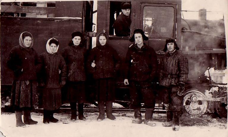 Логиновская узкоколейная железная дорога - исторические фотографии