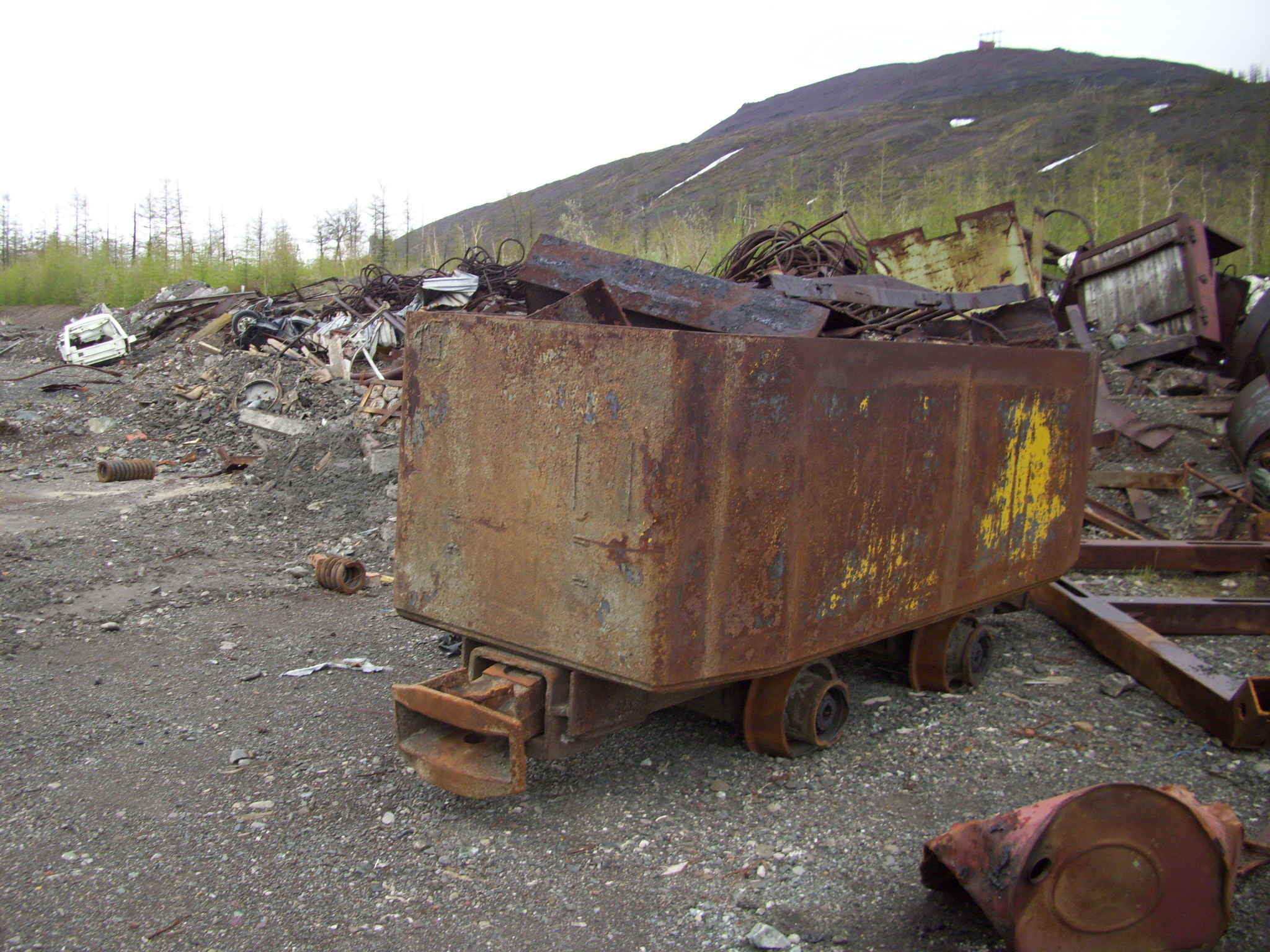 Узкоколейная железная дорога на рудниках «Октябрьский» И «Таймырский»