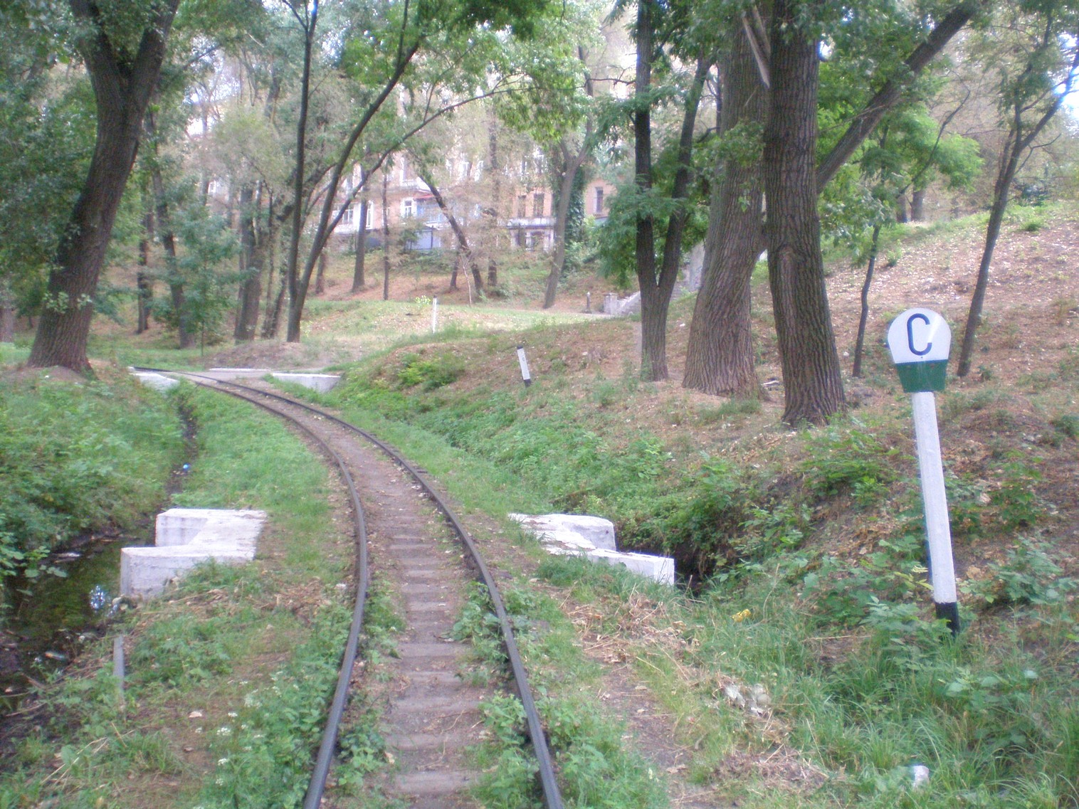 Малая Приднепровская (Днепропетровская) детская железная дорога  —  фотографии, сделанные в 2009 году (часть 2)