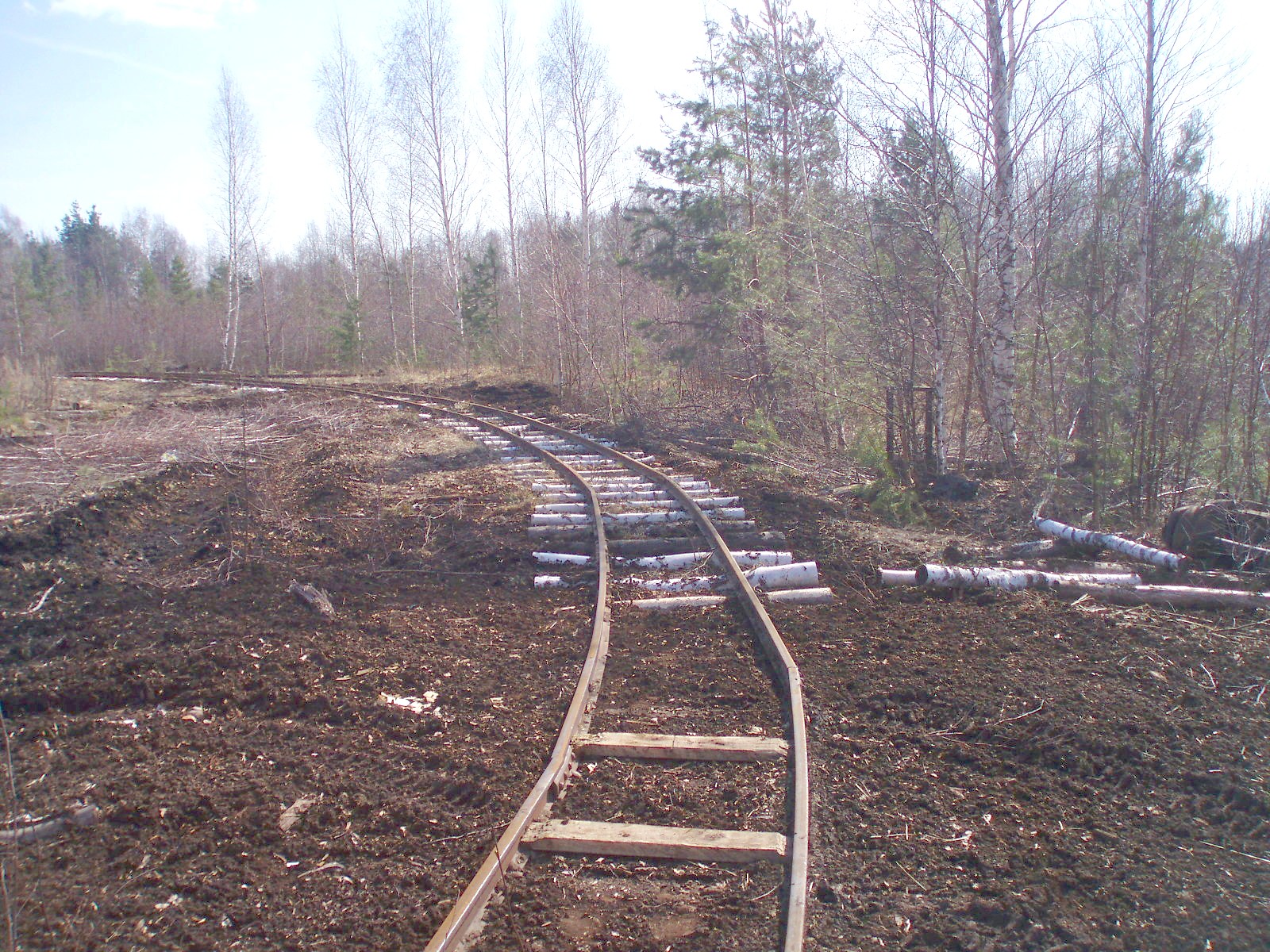 Узкоколейная железная дорога Кимрского торфопредприятия  — фотографии, сделанные в 2007 году (часть 10)
