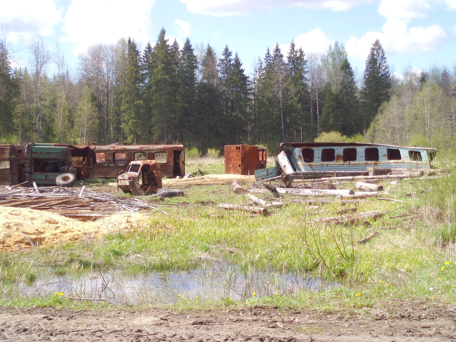 Смородинская узкоколейная железная дорога   — фотографии, сделанные в 2007 году (часть 6)