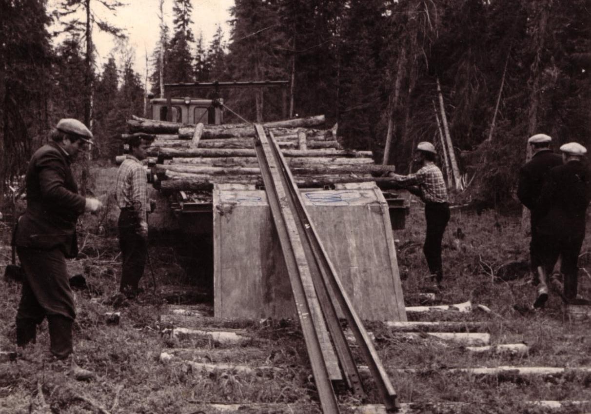 Урдомская узкоколейная железная дорога — исторические фотографии