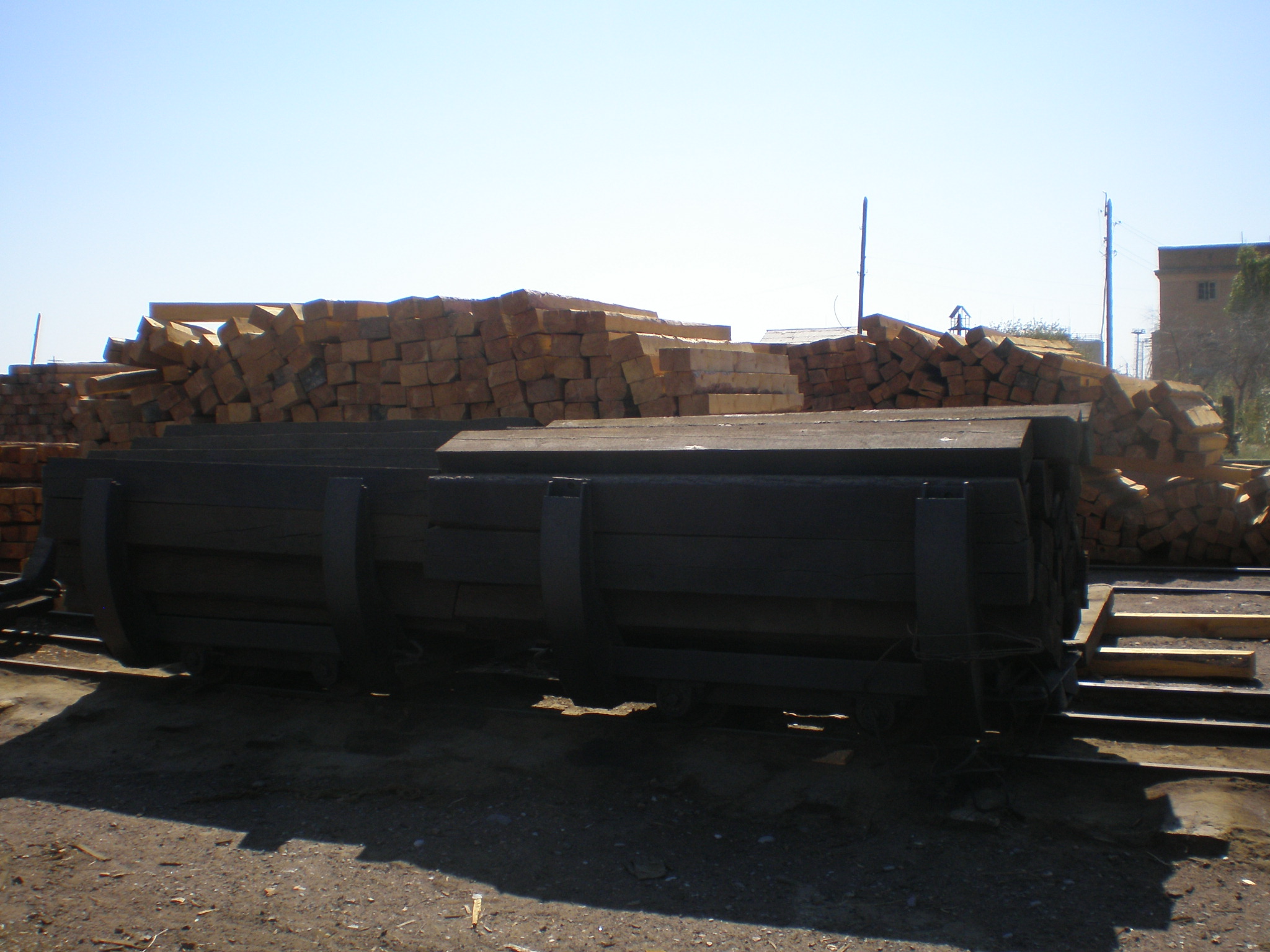 Узкоколейная железная дорога Арысского шпалопропиточного завода —  фотографии, сделанные в 2008 году (часть 3)