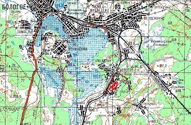 Узкоколейная железная дорога Бологовского шпалопропиточного  завода