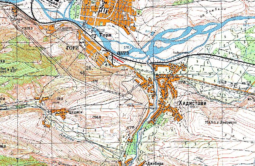Узкоколейная железная дорога Горийского шпалопропиточного завода