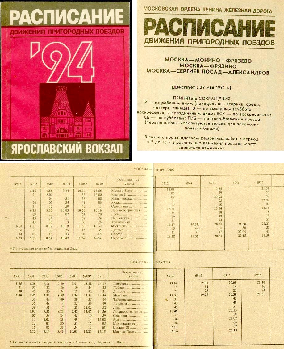 Железнодорожная линия Мытищи — Пирогово