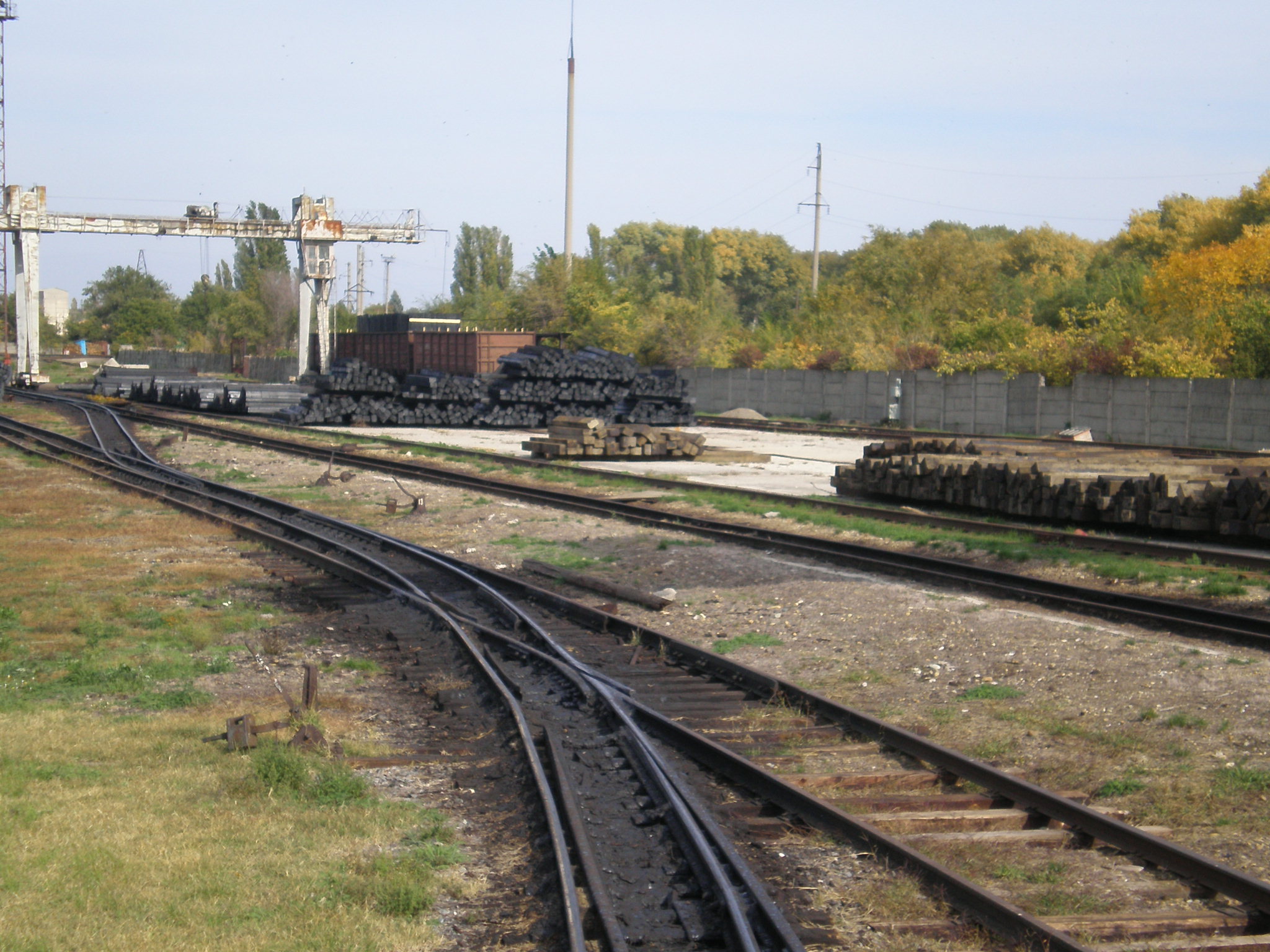 Узкоколейная железная дорога Тихорецкого шпалопропиточного завода  — фотографии, сделанные в 2007 году (часть 3)