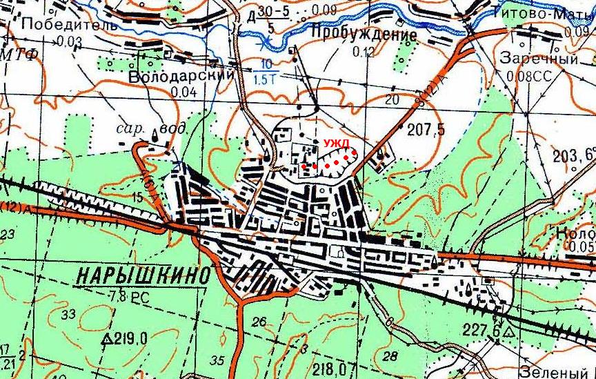 Узкоколейная железная дорога исправительной колонии ЯИ-22/5 (посёлок Нарышкино)