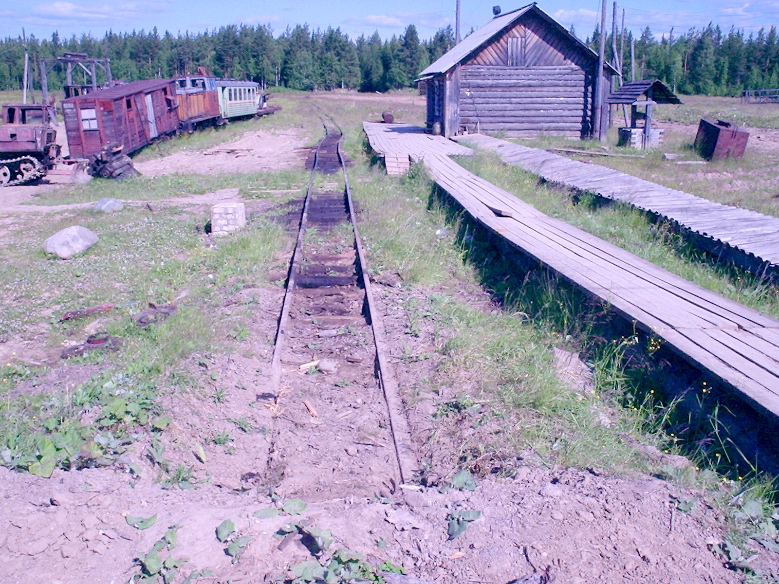 Бритвинская узкоколейная железная дорога — фотографии, сделанные в 2005 году