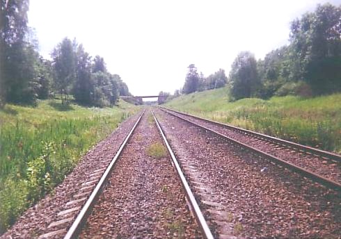 Отдельные фотографии объектов железнодорожного транспорта на территории Псковской области