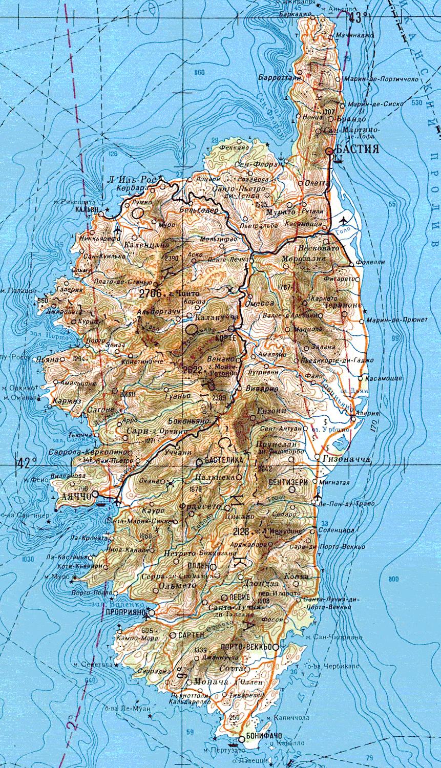 Поездка по железной дороге острова Корсика, Франция (2002 год)